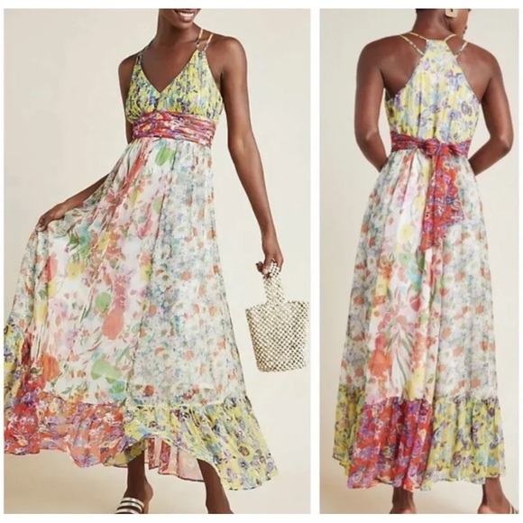 Anthropologie Dresses & Skirts - NWT Anthropologie Malibu Floral Maxi Dress